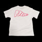 WHITE WAVE FONT T-SHIRT