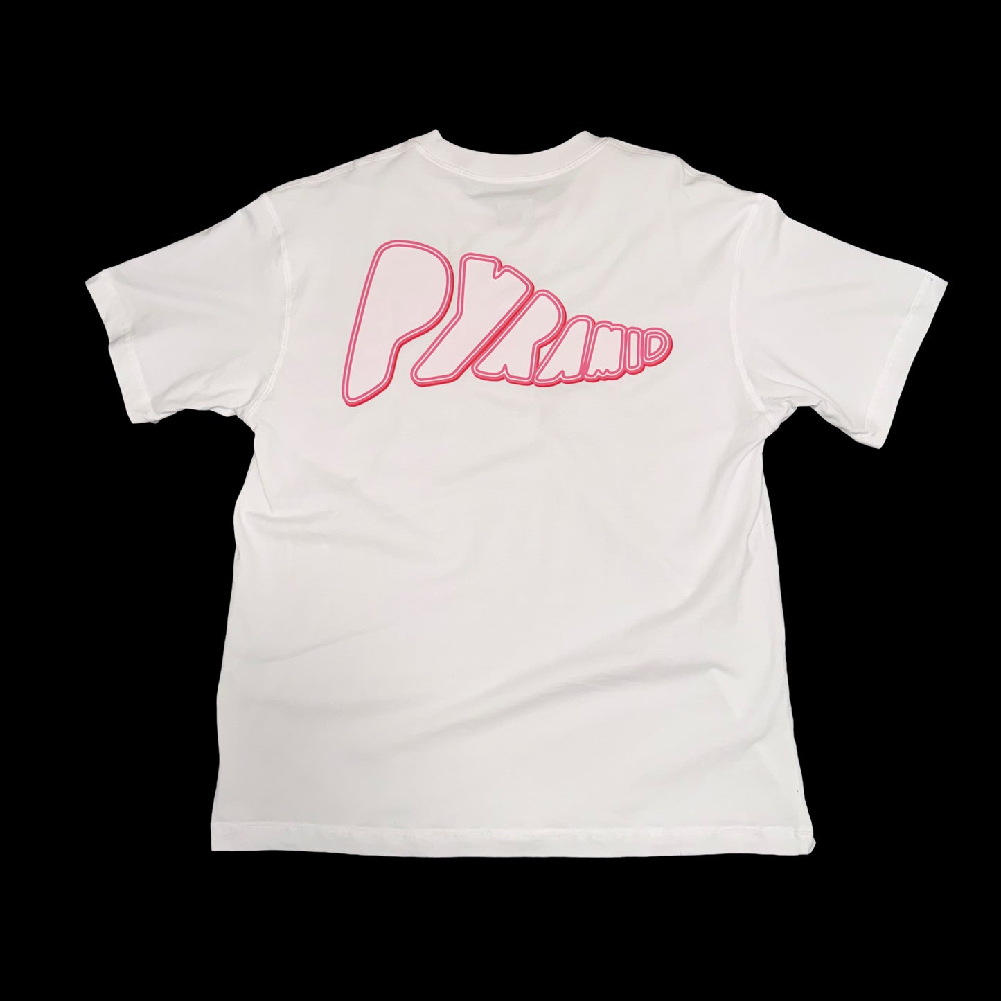 WHITE WAVE FONT T-SHIRT