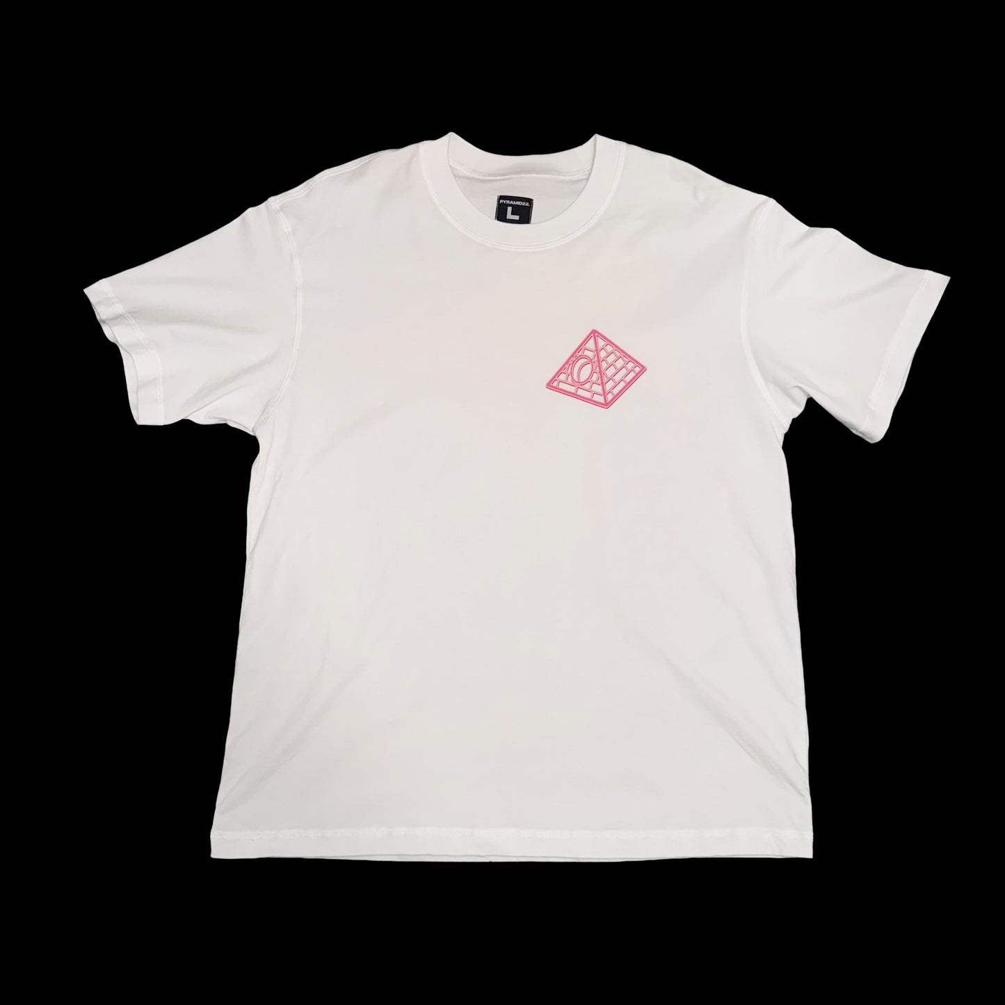 WHITE WAVE FONT T-SHIRT